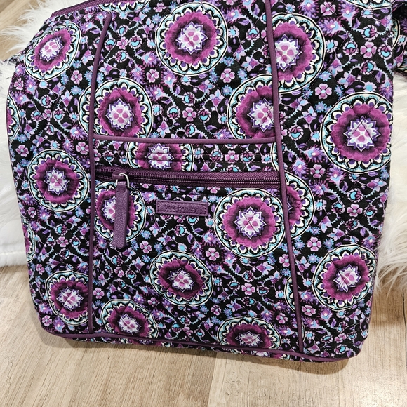 Vera Bradley Purple Medallion Crossbody Bag and Wallet - Picture 3 of 9